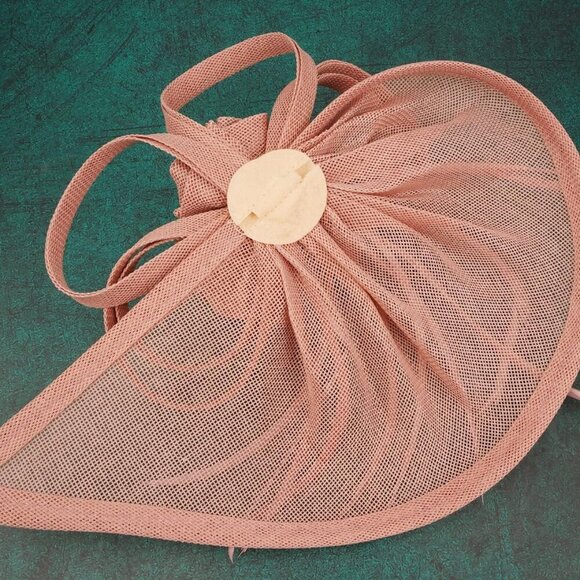 Vintage Pillbox Hat Nylon Mesh Feather Floral Fascinator for Women Party Dress - Picture 6 of 7